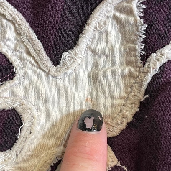 Vintage y2k 2000 Womens Purple American Eagle Logo Full Zip Hoodie Medium - Picture 12 of 12